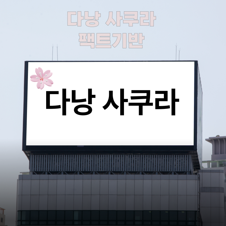 다낭 사쿠라 한인 도킹업소